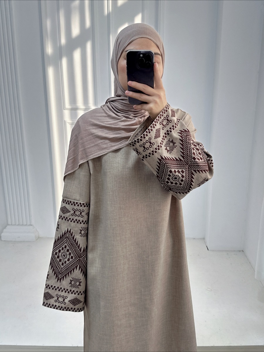 Eid muzułmańska abaja dla kobi – Embroidery Arabic recenzja i cena