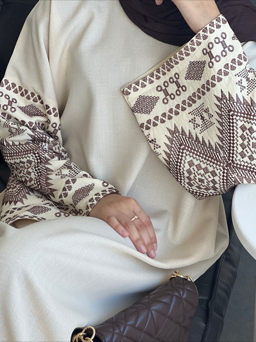 Eid muzułmańska abaja dla kobi – Embroidery Arabic recenzja i cena