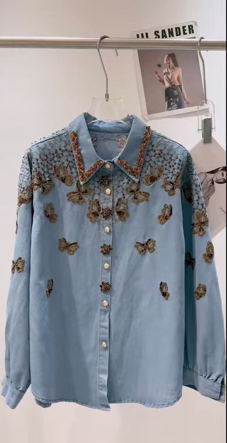 Luksusowa kurtka dżinsowa dams – Embroidery Jacket Jeans recenzja i cena