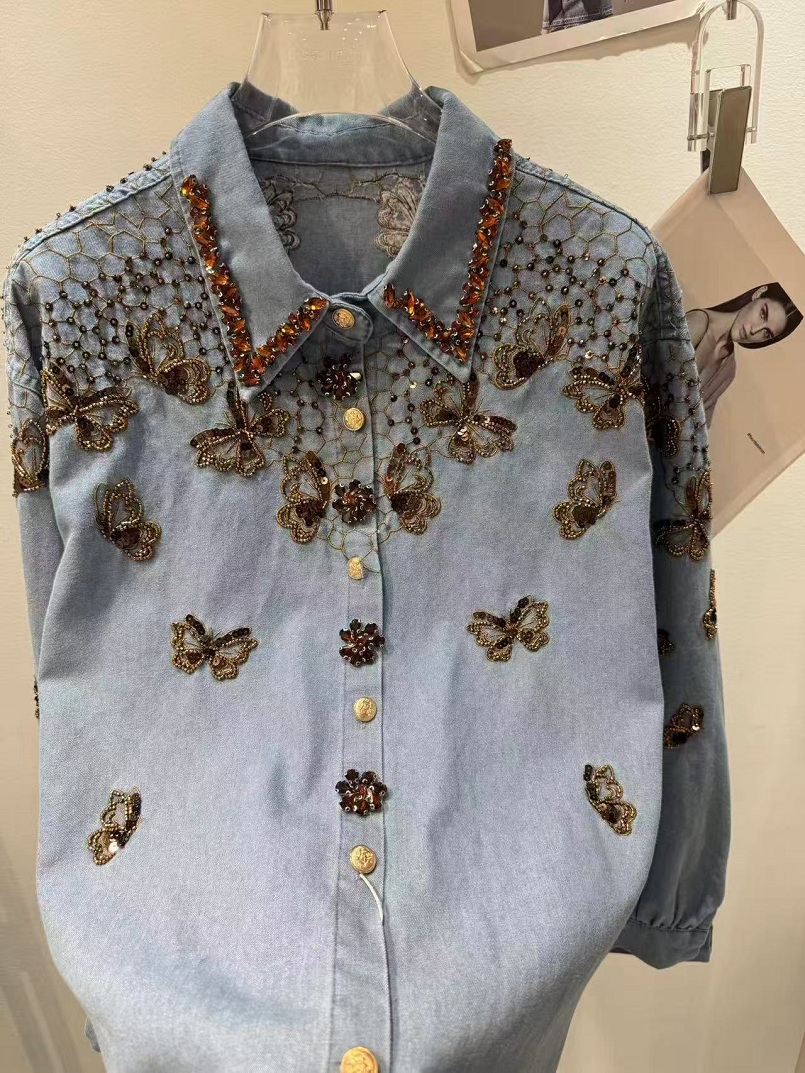 Luksusowa kurtka dżinsowa dams – Embroidery Jacket Jeans recenzja i cena