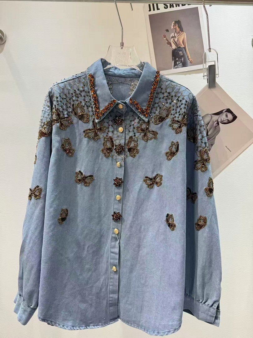 Luksusowa kurtka dżinsowa dams – Embroidery Jacket Jeans recenzja i cena