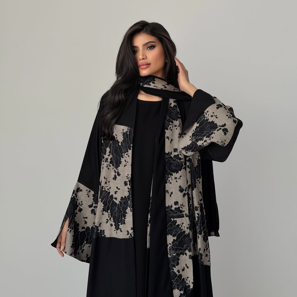 Damski Zestaw Eid Abaya Hidżab – Embroidery Arabic recenzja i cena