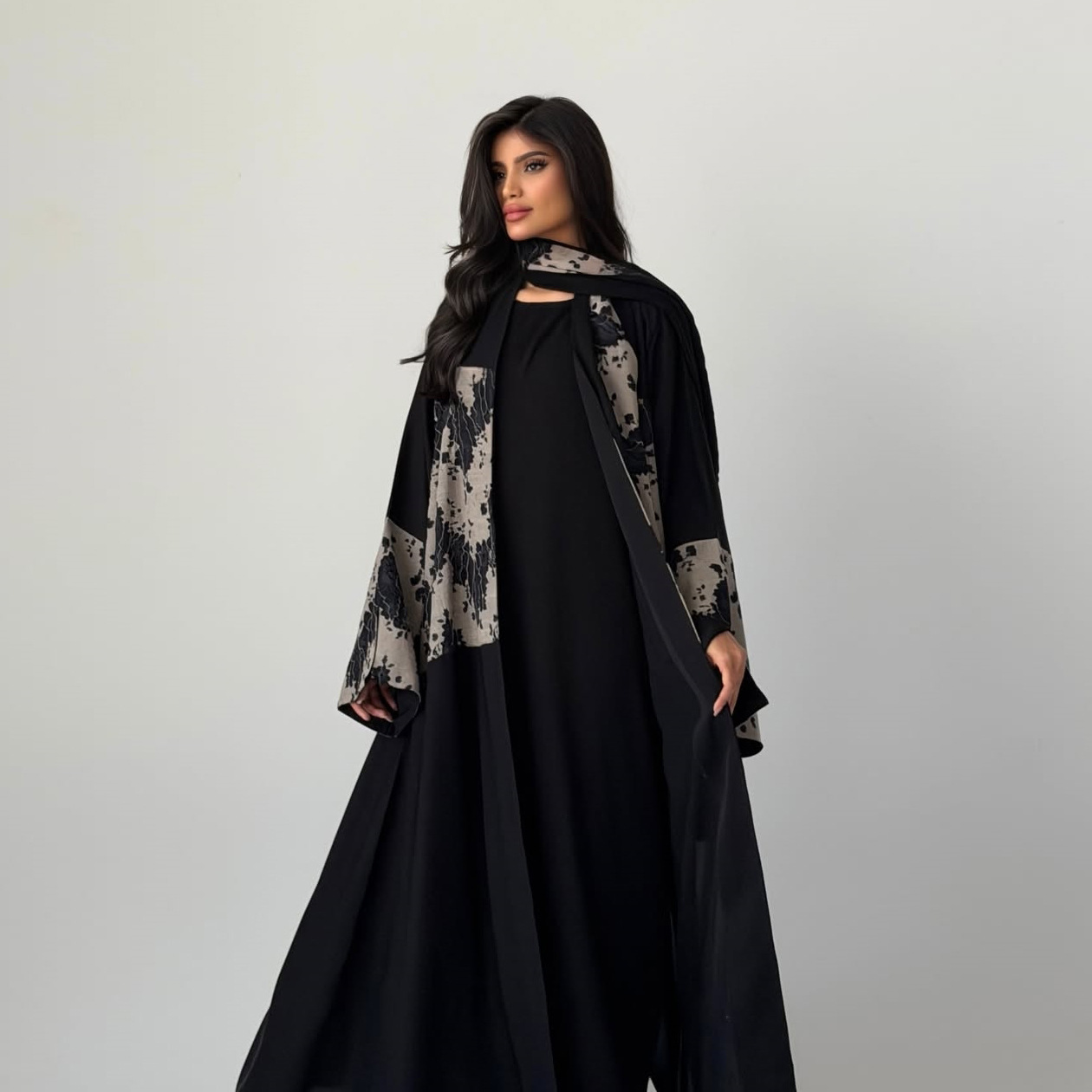 Damski Zestaw Eid Abaya Hidżab – Embroidery Arabic recenzja i cena