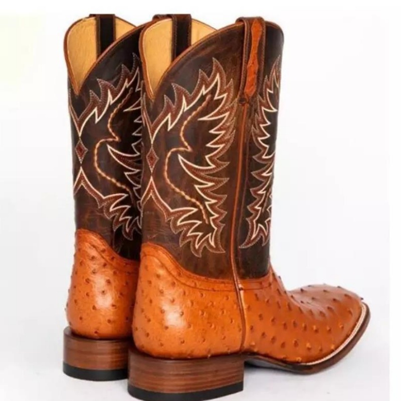 Męskie wysokie buty z haftem,  – Embroidery Fabric recenzja i cena
