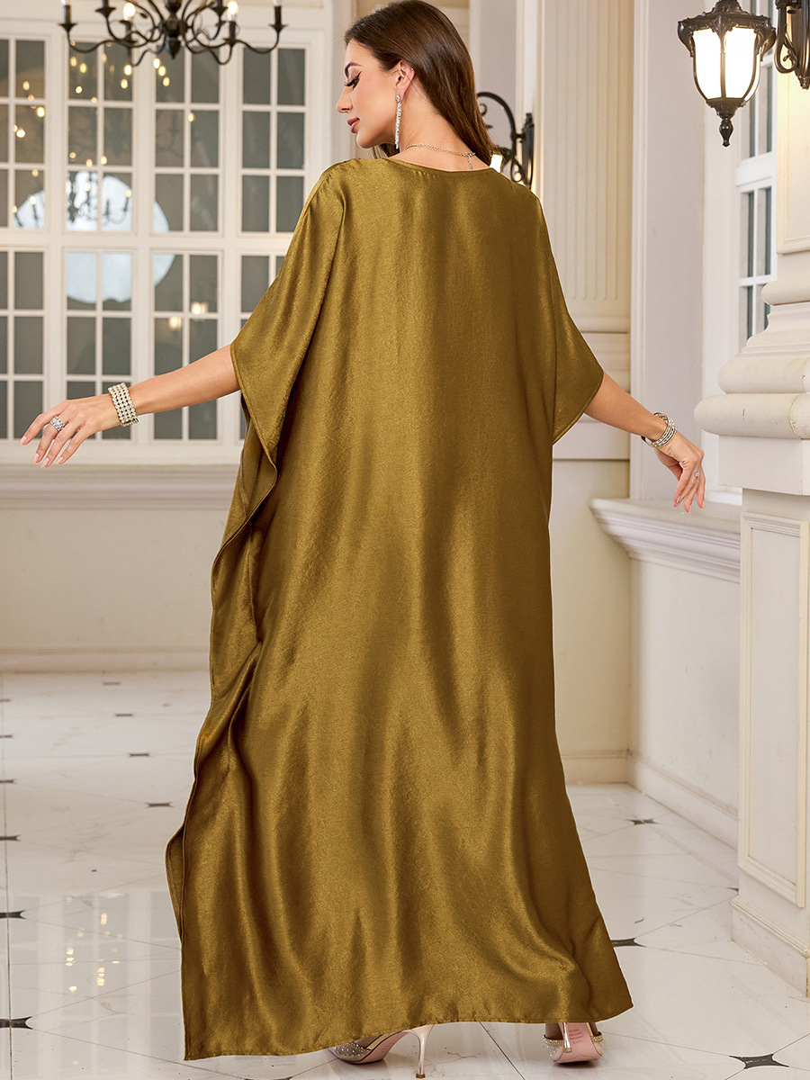 Damskie haftowane długie kafta – Embroidery Abaya recenzja i cena