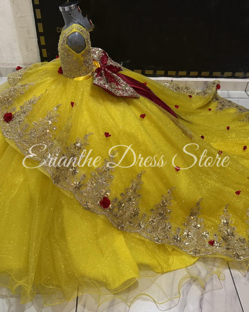 Żółta sukienka dla dziewczynki – Embroidery Yellow Dress recenzja i cena