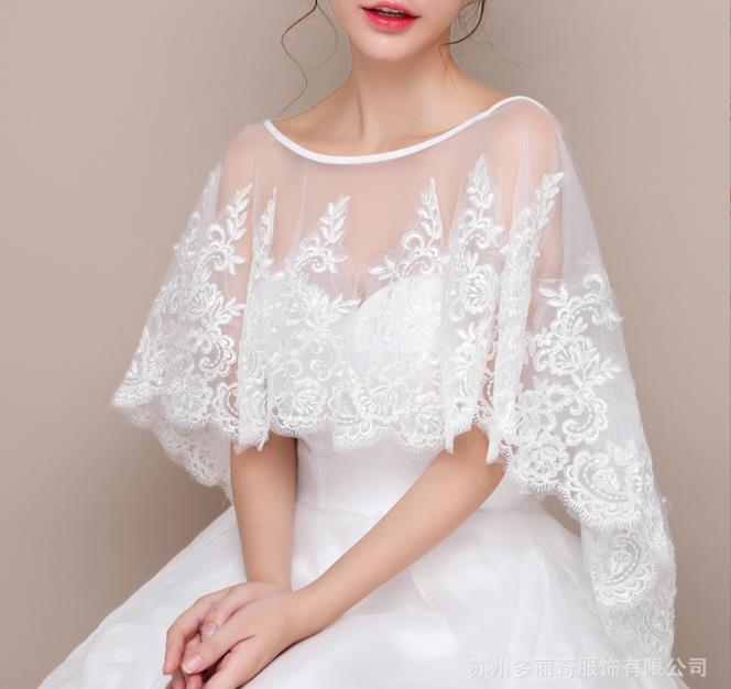 Seksowne Białe Damskie Bolerko – Embroidery Wedding recenzja i cena