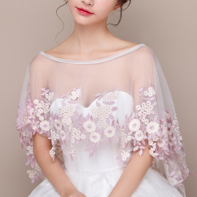 Seksowne Białe Damskie Bolerko – Embroidery Wedding recenzja i cena