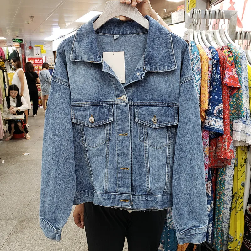 Damska kurtka jeansowa w stylu – Embroidery Jacket Jeans recenzja i cena